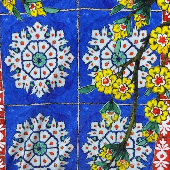 Isle By Melis Kozan Colorful Floral Pattern Sleeveles Dress Size M - Picture 3 of 11